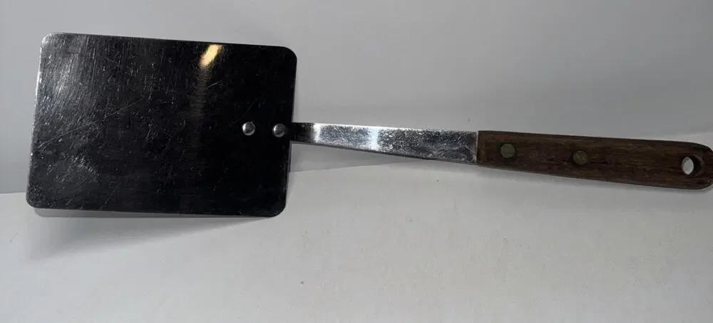 Vintage Robinson Knife Co Spatula Turner Stainless Steel Wood Handle 12